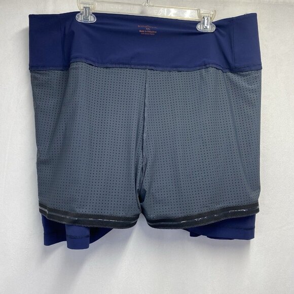 KINONA Party Pleated Golf Skort Women XXL Navy Lined Waistband Zip Pockets New - Picture 12 of 14